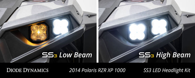 14-23 Polaris RZR XP SS3 LED Headlight Kit - Sport White ABL