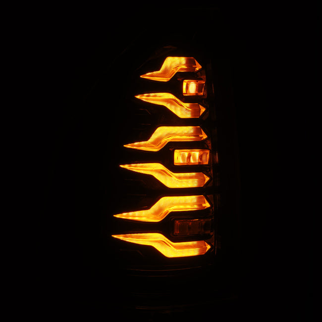 AlphaRex 14-21 Lexus GX470 Luxx-Series LED Tail Lights - Alpha-Black