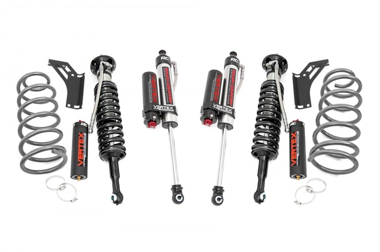 Rough Country 3 Inch Lift Kit Vertex Struts And Shocks 10-24 Toyota 4Runner 4WD