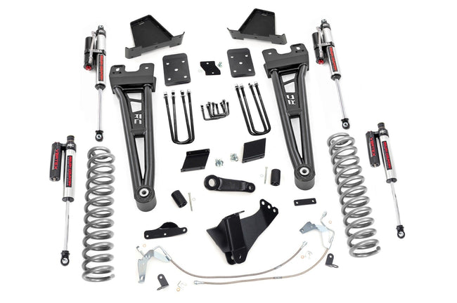 Rough Country 6 Inch Ford Radius Arm Suspension Lift Kit With Vertex Shocks 11-14 F-250 No Overloads