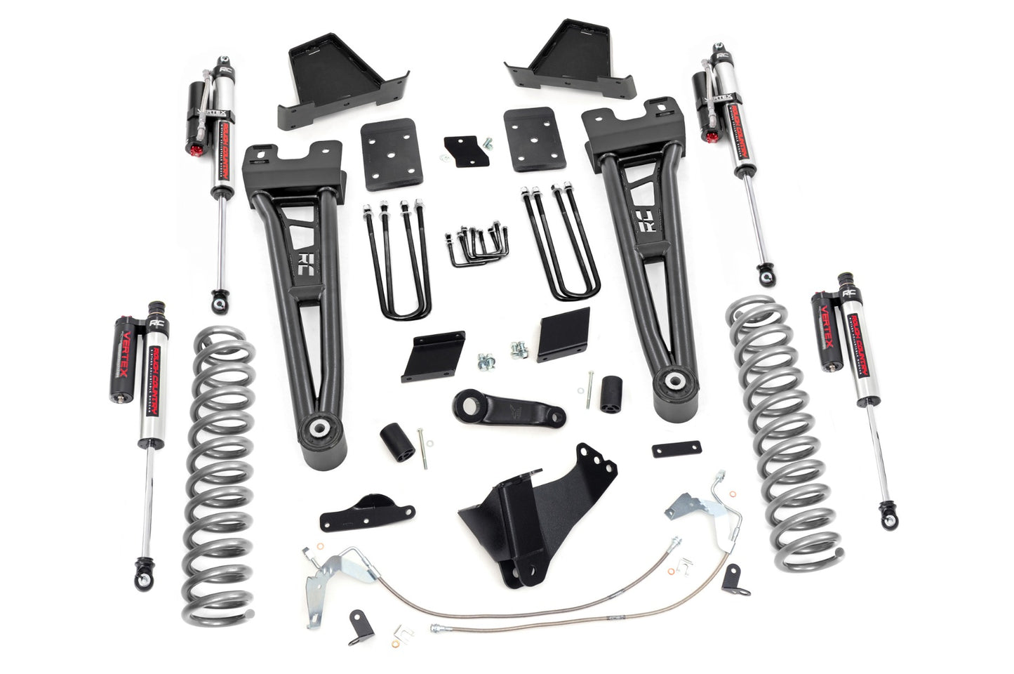 Rough Country 6 Inch Ford Radius Arm Suspension Lift Kit Vertex 11-14 F-250 With Factory Overloads