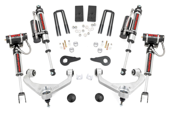 Rough Country 3.5 Inch Suspension Lift Kit w/Vertex Shocks 11-19 2500/3500HD w/o Rear Overload Springs