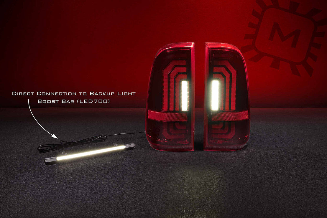 Morimoto 1999-2016 FORD Super Duty XB LED Taillights, Red Lens