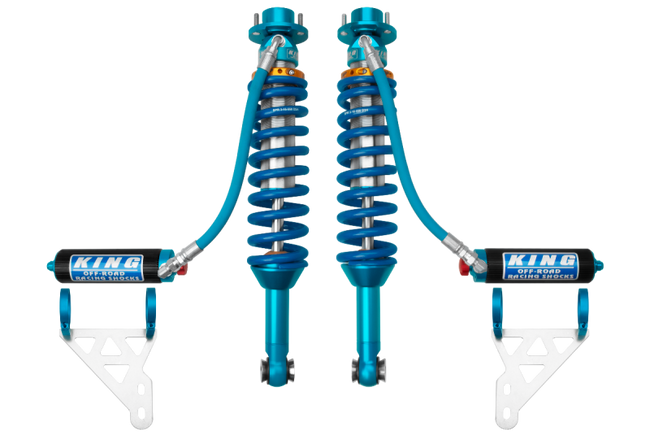 King Shocks 2019+ Ford Ranger Raptor 2.5 IBP Front Coilovers w/ RR & Comp Adj. - Pair