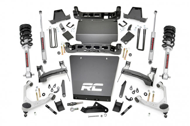 Rough Country 7 Inch Lift Kit | Forged UCA | N3 Struts And Shocks | Chevy/GMC 1500 (16-18) With Stamped Steel LCA