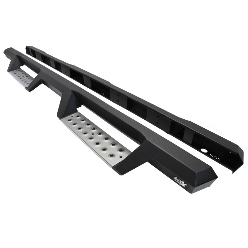 Westin 22-23 Toyota Tundra Double Cab HDX Stainless Drop Nerf Step Bars - Tex. Blk