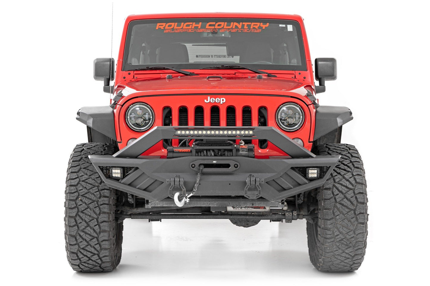 Rough Country 07-18 Jeep Wrangler JK High Clearance Flat Fender Set