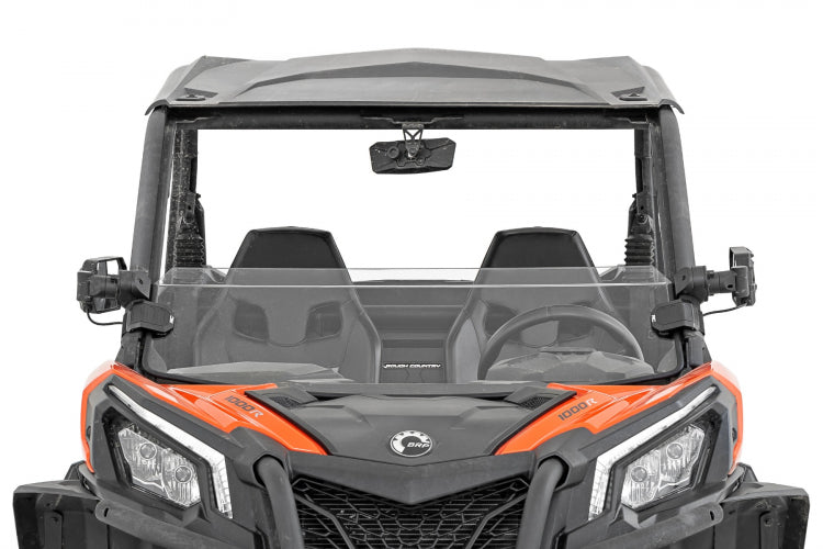 Rough Country Half Windshield | Scratch Resistant | Can-Am Maverick Sport