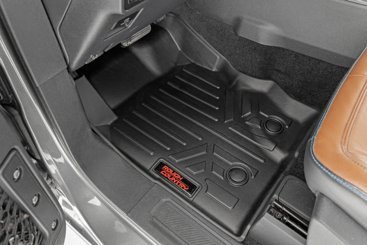 Rough Country Floor Mats | Front & Rear | Ford Bronco (2 Door) 4WD (2021-2023)