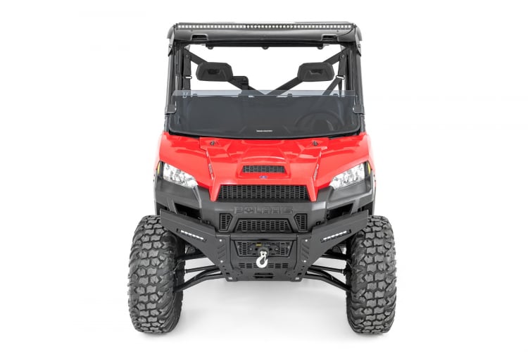 Rough Country Tinted Half Windshield | Scratch Resistant | Polaris Ranger 1000/Ranger XP 900/1000