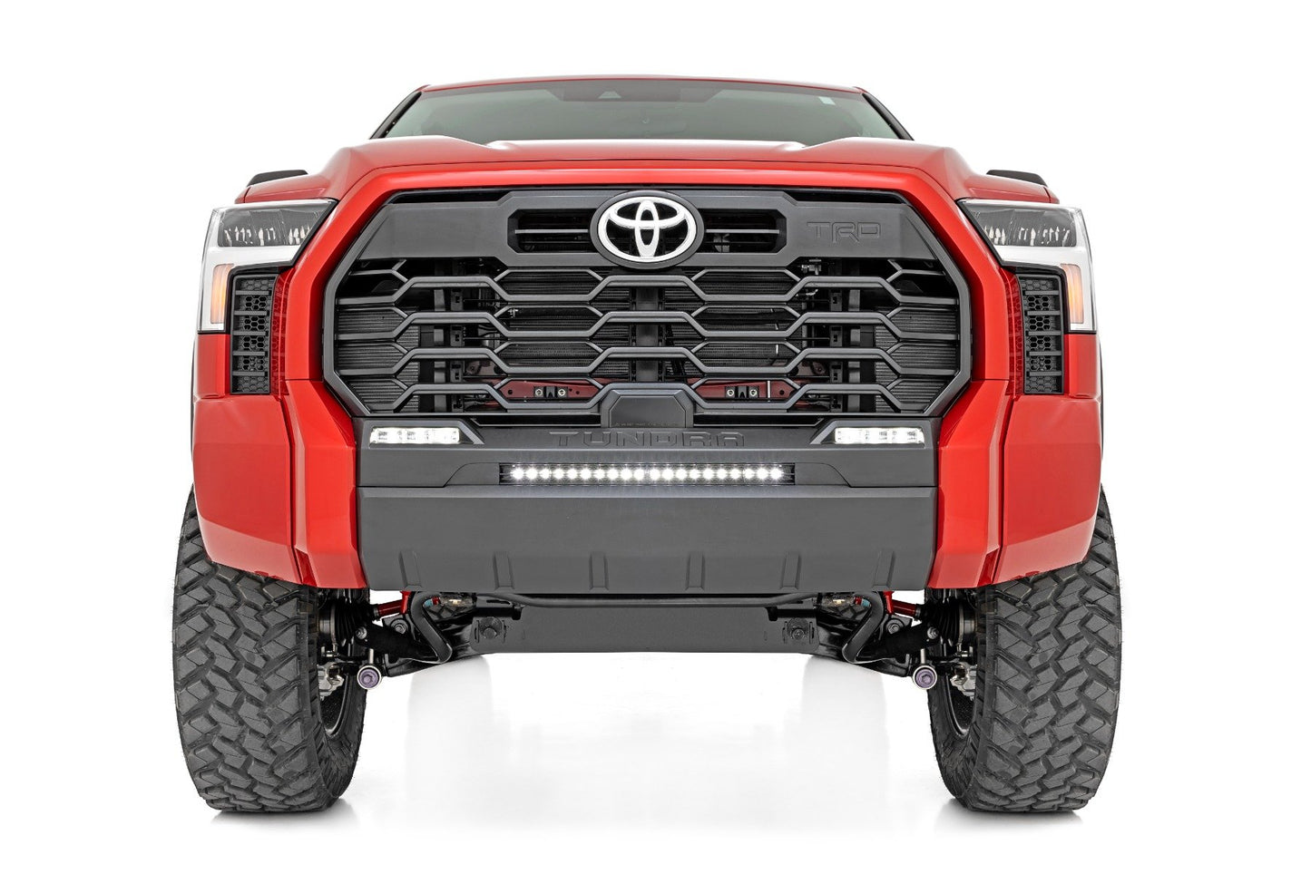 LED Light Kit | Bumper Mount | 20" Black Slim Line | Toyota Tundra (22-26)
