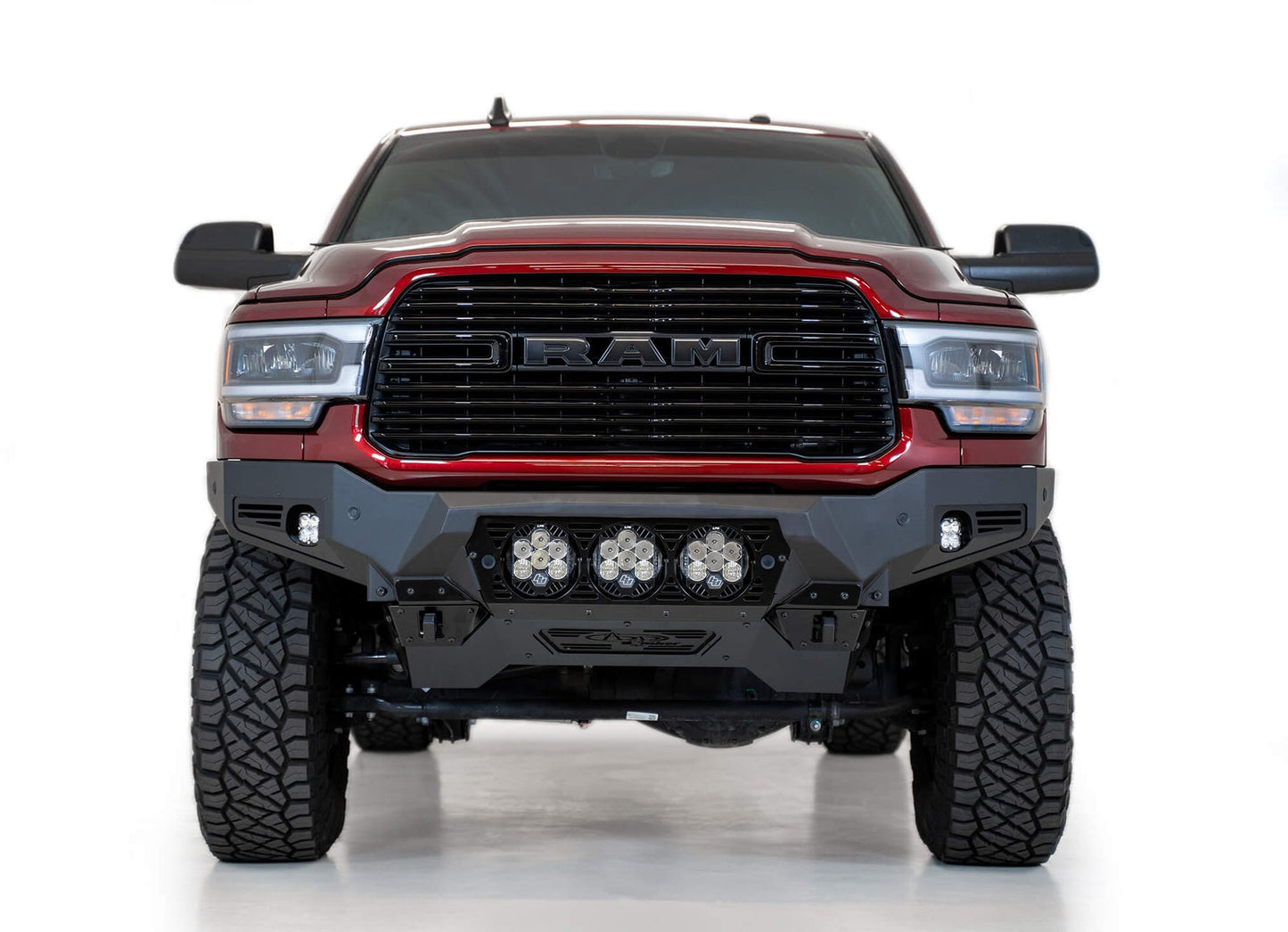 Addictive Desert Designs 2019-2023 RAM 2500/3500 Bomber Front Bumper (For Baja Designs Lights)