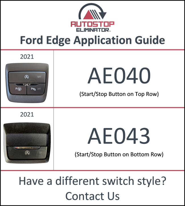 2021-2024 Ford Edge Autostop Eliminator