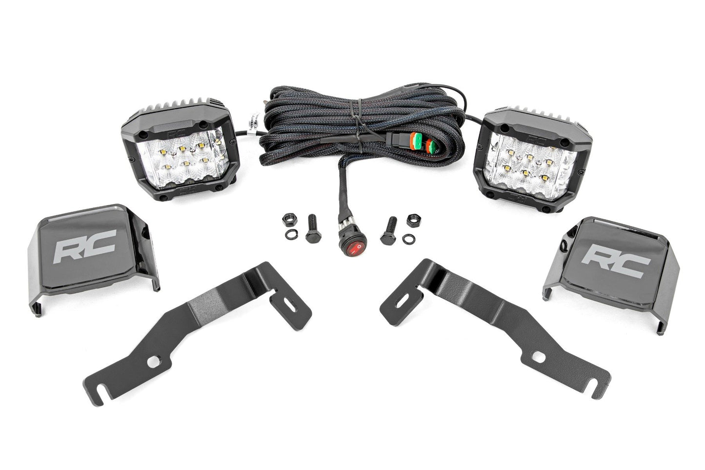 LED Light Kit | Ditch Mount |  3" OSRAM | Wide | Toyota Tacoma 2WD/4WD (24-26)