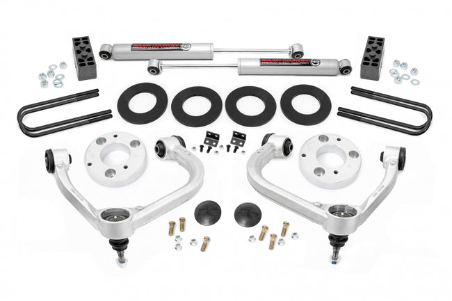 Rough Country F-150 3 Inch Lift Kit With Front Spacers And Rear N3 Shocks 2021-2023 F-150 4WD