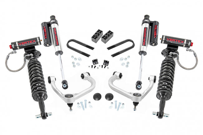 Rough Country F-150 3 Inch Lift Kit Bolt On w/Vertex Shocks And Struts 2021-2025 F-150 4WD