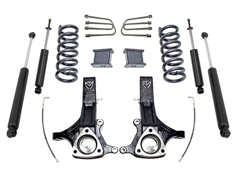MaxTrac 02-08 Dodge RAM 1500 2WD 4.7L V8 7in/4in MaxPro Spindle Lift Kit w/MaxTrac Shocks