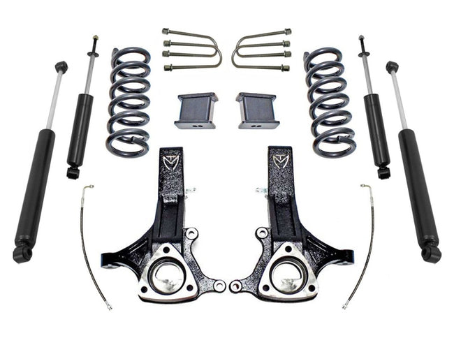 MaxTrac 02-08 Dodge RAM 1500 2WD 4.7L V8 7in/4in MaxPro Spindle Lift Kit w/MaxTrac Shocks