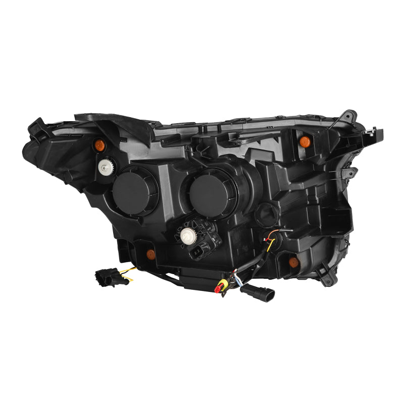 AlphaRex 2024+ Toyota Tacoma NOVA-Series LED Proj Headlights Alpha-Blk w/Actv Light & Seq. Sig + DRL