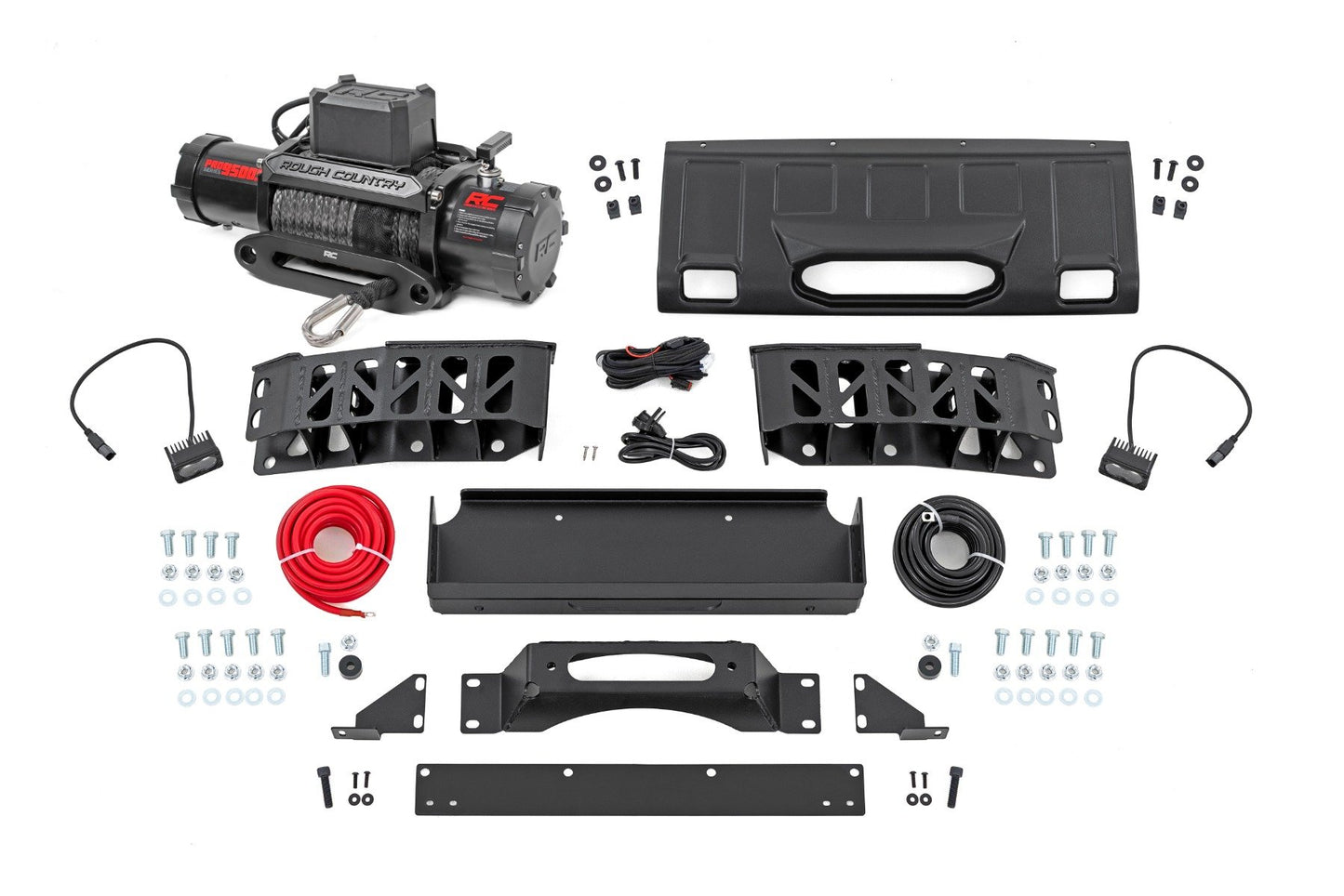 Hidden Winch Mount | Yellow SAE | PRO9500S | Toyota Land Cruiser 4WD (24-25)