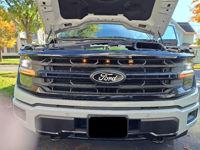 Custom Auto Works 2024 F-150 XLT Raptor Style Grill Light