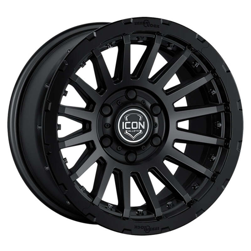 Icon Alloys Recon Pro Satin Black - 18 X 9 - 6 X 5.5 - 0MM 5in BS