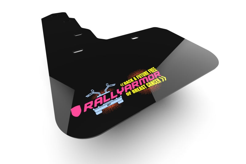 Rally Armor 22-24 Rivian R1T Black Mud Flap BCE Logo