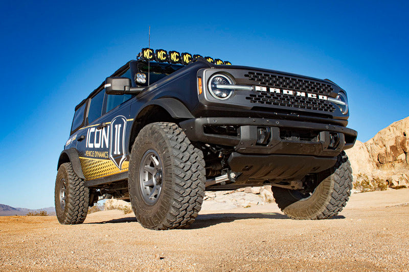 ICON 21-23 Bronco Sasquatch 2-3in List Stage 3 Suspension System - Billet (Heavy Rate)
