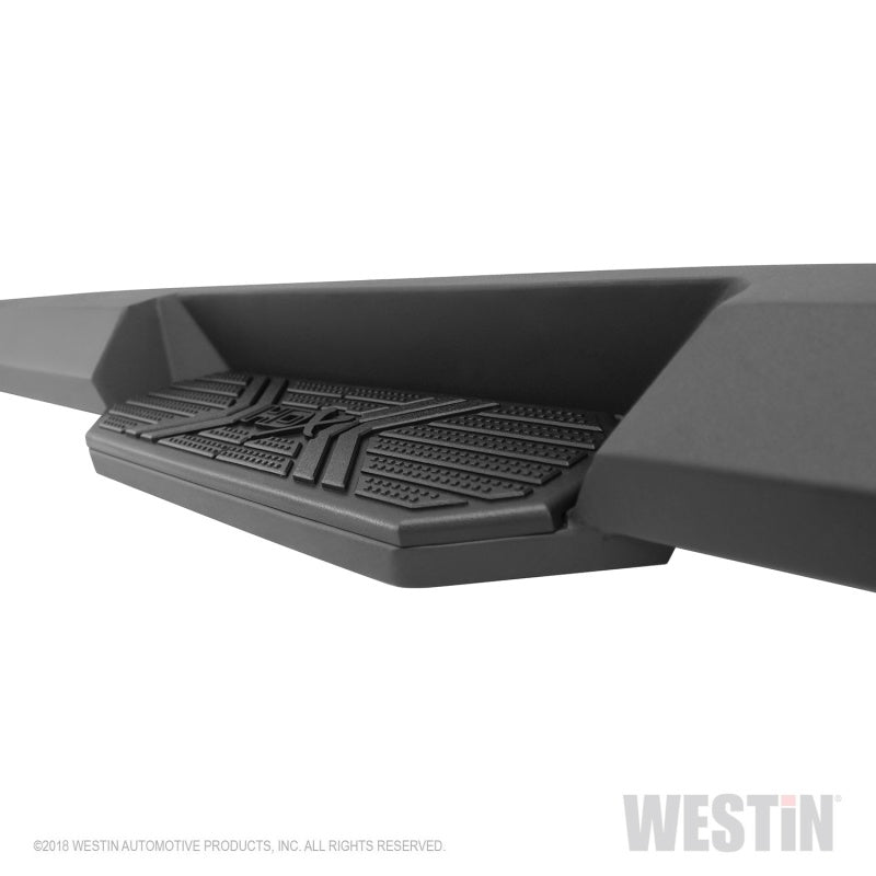 Westin 19-22 Chevrolet Silverado 1500 DC HDX Xtreme Nerf Step Bars - Tex. Blk