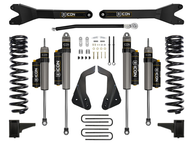 ICON 05-07 Ford F250/F350 4.5in Stage 4 Suspension System w/ Radius Arms