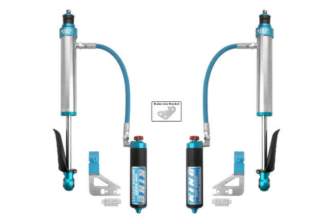 King Shocks 2022+ Toyota Tundra Rear 2.5 Dia Remote Reservoir Coilover & Adjuster (Pair)