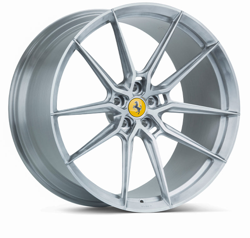 Vossen x Novitec NF9 21x9.5 ET:38 Brushed - Gloss Clear Ferrari 296 Front Wheel