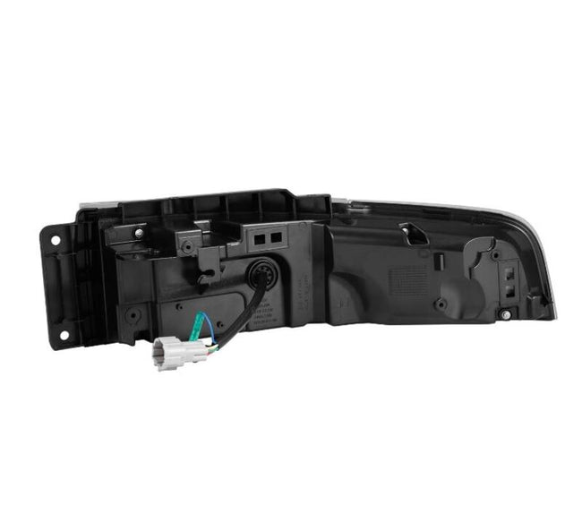AlphaRex 23-25 Nissan Z Nova-Series Quad-Loop Style Prismatic LED Tail Lights - Alpha Black