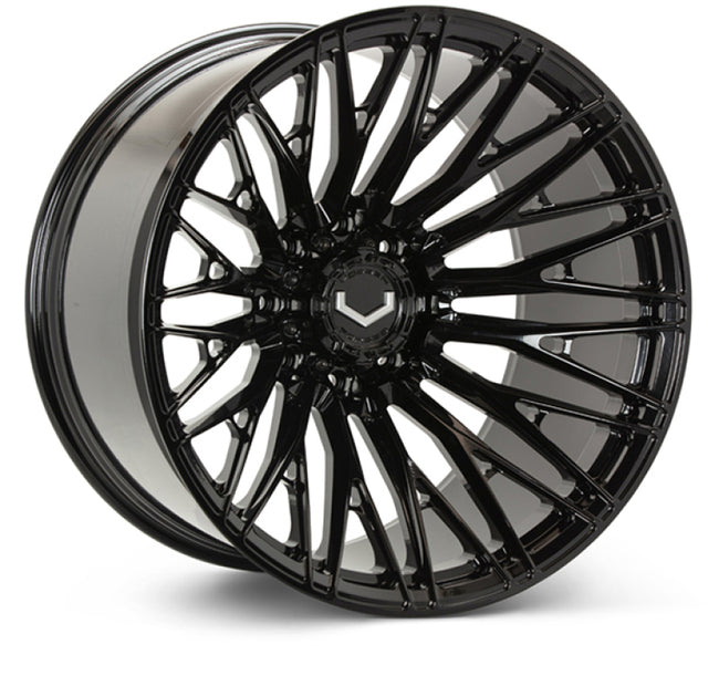Vossen VFX-04 22x10 - 8x180 - ET18 - Super Deep - 124.3 - Gloss Black Wheel