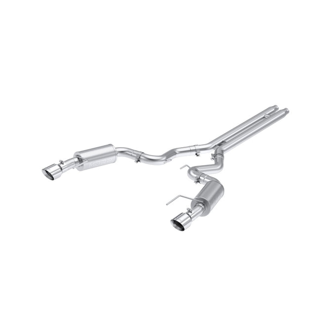 MBRP 2024 Ford Mustang GT S650, 5.0 Aluminized Steel 3in Cat-Back Dual Split Rear (Street)