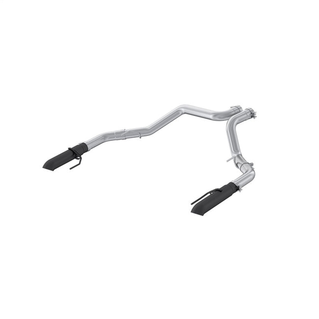 MBRP 2022+ Ford F-150 Raptor 3.5L / Raptor R 5.2L 3in Dual Rear Exit Turndown Axle Back - Black