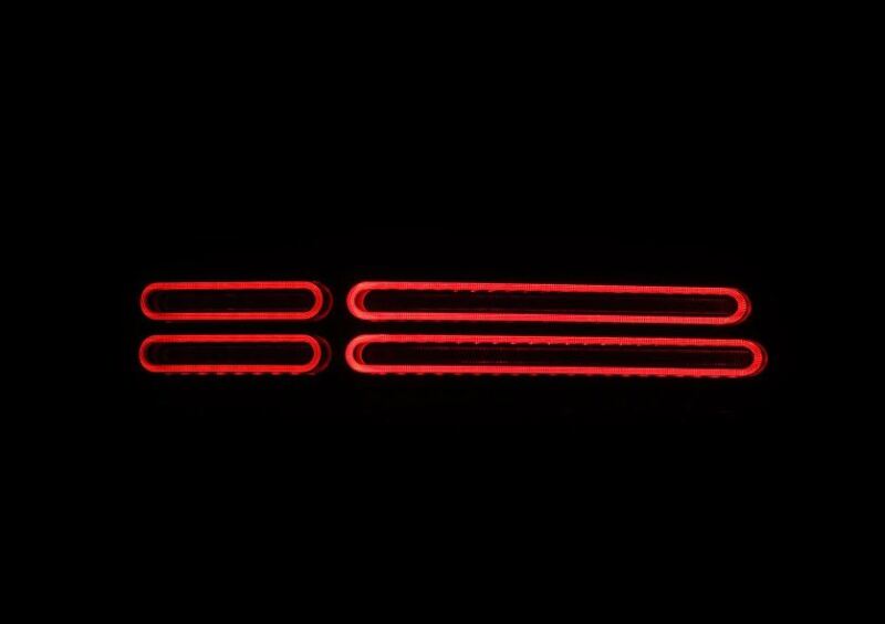 AlphaRex 23-25 Nissan Z Nova-Series Quad-Loop Style Prismatic LED Tail Lights - Alpha Black