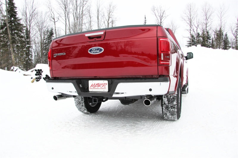 MBRP 2015-2020 Ford F-150 5.0L 3in Cat Back Dual Split Rear Exit T409 Exhaust System