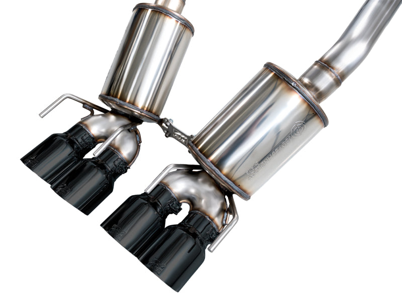 AWE Tuning 05-07 C6 Chevrolet Corvette 6.0L Touring Edition Axleback Exhaust w/ Diamond Black Tips