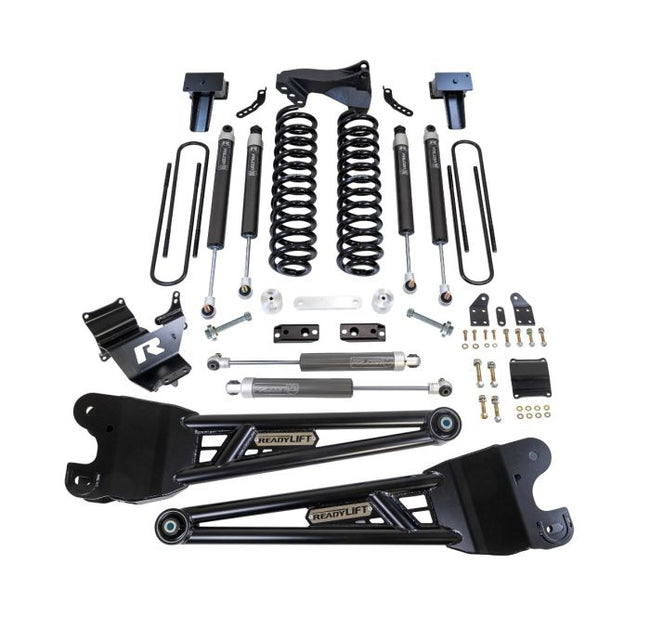 ReadyLift 2023 Ford F-250 F-350 Super Duty 4x4 Diesel 4" COIL SPRING LIFT KIT WITH FALCON SHOCKS AND RADIUS ARMS