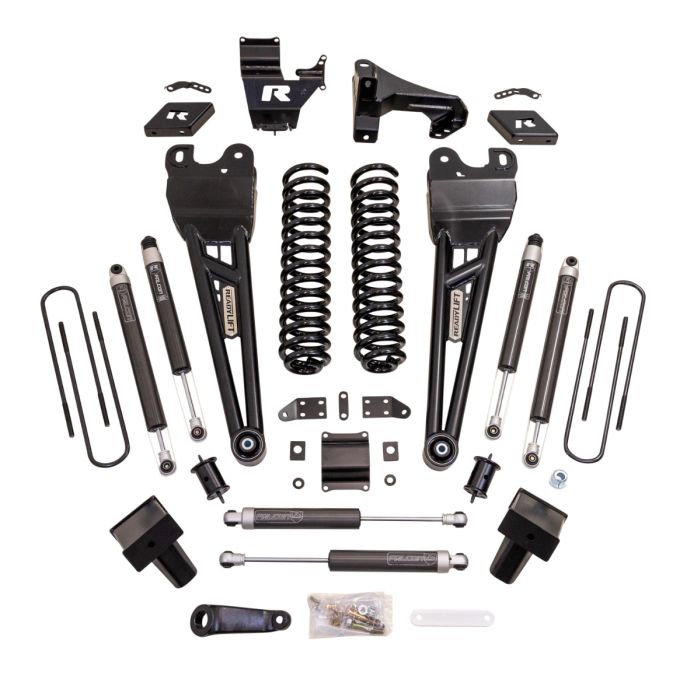 ReadyLift 2023+ Ford F-250 F-350 Super Duty 4x4 Diesel 6" COIL SPRING LIFT KIT WITH FALCON SHOCKS AND RADIUS ARMS