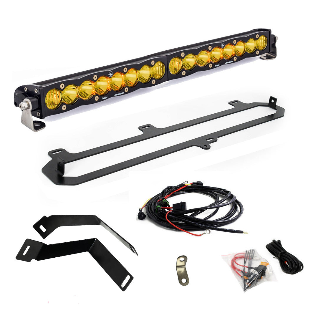Baja Designs 2022+ Toyota Tundra With TRD Grill 20in S8 Grill Light Kit - Amber