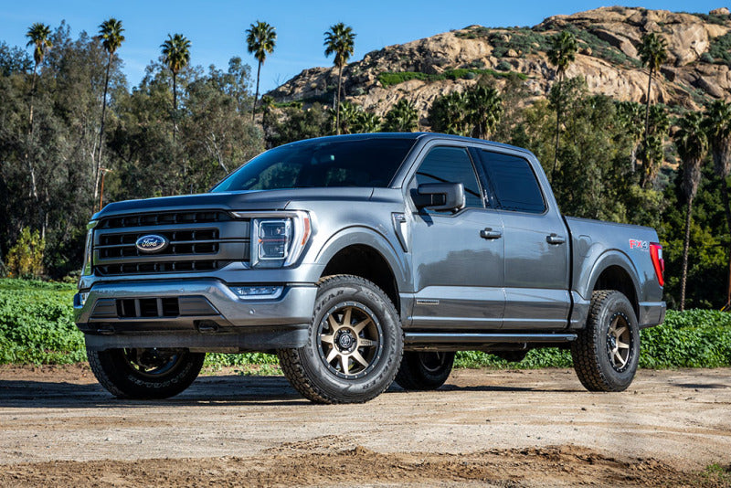 ICON 21-24 Ford F150 4WD 2.75-3.5in Stage 4 Suspension System - Billet CDCV