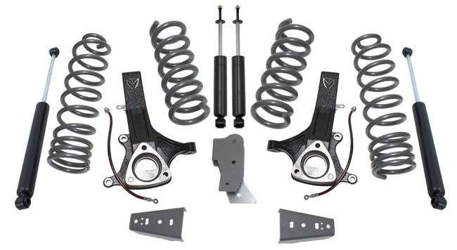 MaxTrac 09-18 RAM 1500 2WD 5.7L V8 Hemi 7in/4.5in MaxPro Spindle Lift Kit w/MaxTrac Shocks