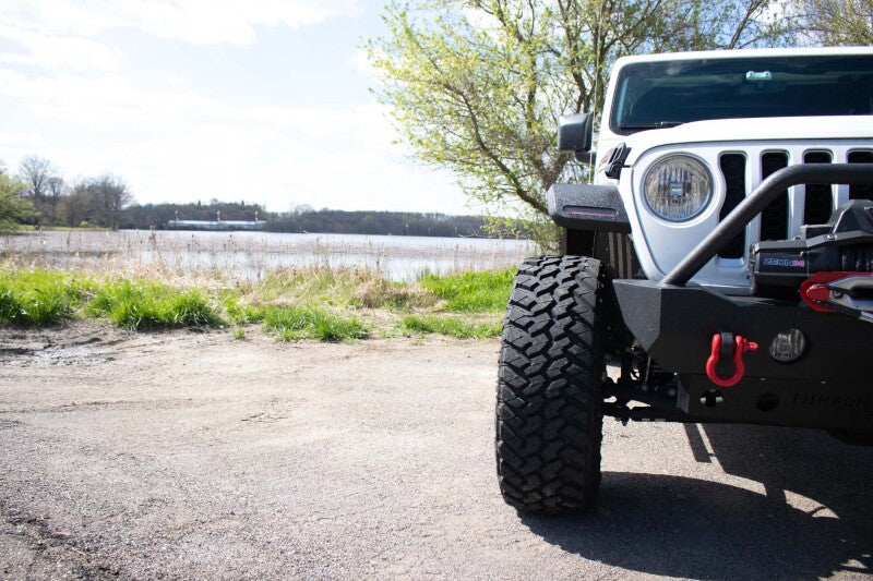 Fishbone Offroad 2018+ Jeep Wrangler JL/JLU/2020+ Gladiator JT  Steel Front Fender Flares  - Black