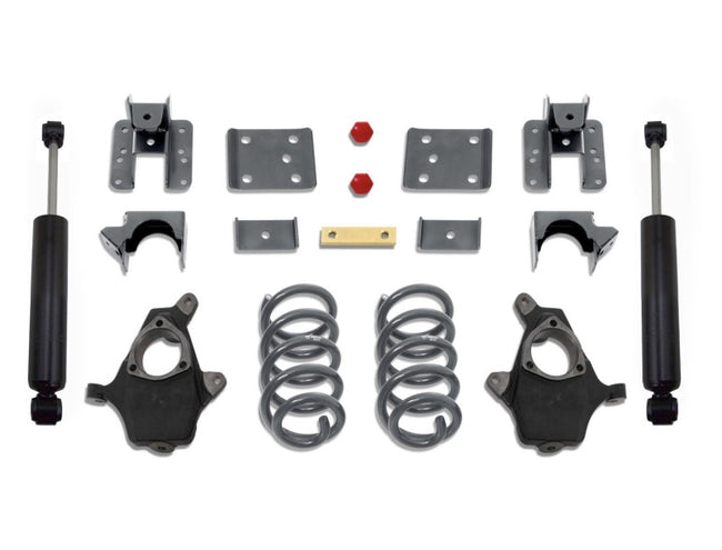 MaxTrac 14-16 GM C/K1500 2WD/4WD Extended/Crew Cab w/Cast Steel Susp. 4in/6in Lowering Kit