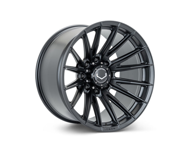 Vossen HFX-2 20x10 - 8x170 - ET18 - Super Deep Face - 125.1 - Satin Black Wheel