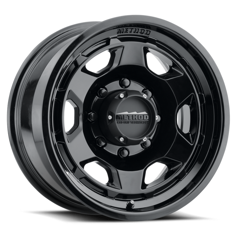 Method MR708 Bead Grip 17x8.5 / 0mm Offset / 6x135 / 4.72 in. BS / 87.00mm Bore - Gloss Black Wheel
