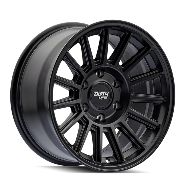 Dirty Life Journey 9316 17x8.5 / 6-139.7 BP / 0mm Offset / 106mm Hub Matte Black Wheel