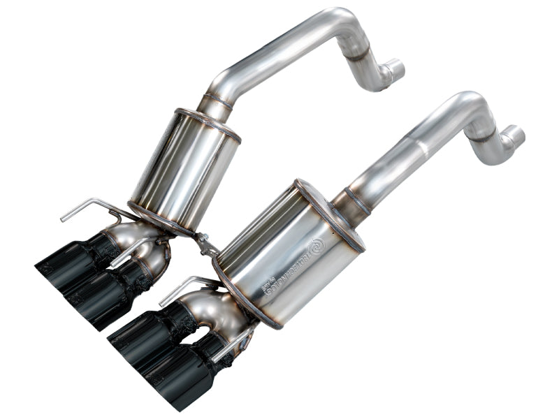 AWE Tuning 05-07 C6 Chevrolet Corvette 6.0L Touring Edition Axleback Exhaust w/ Diamond Black Tips